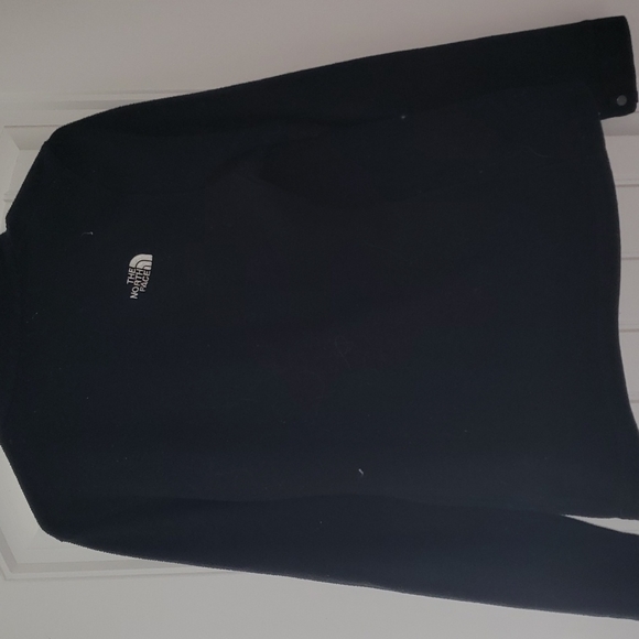 North face black Zippered front jacket with logo front and back - Picture 11 of 11